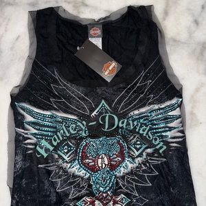 Harley Davidson Bling Top